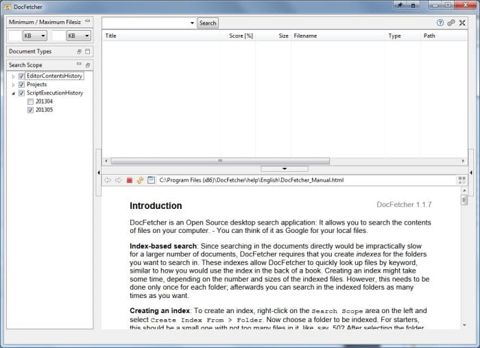 DocFetcher_1_startup