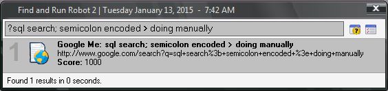 filtered group alias shows google search