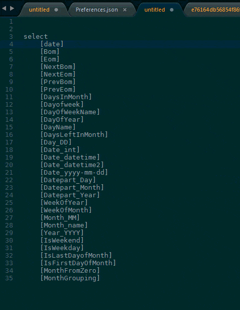 Multi-cursor editing #2