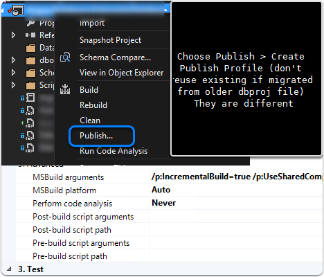 Setup Parameters for Build