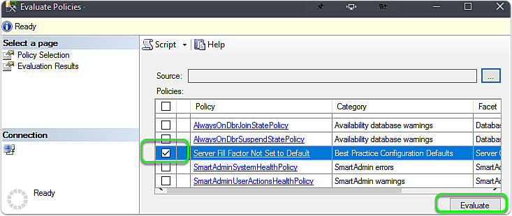 Start the evaluation