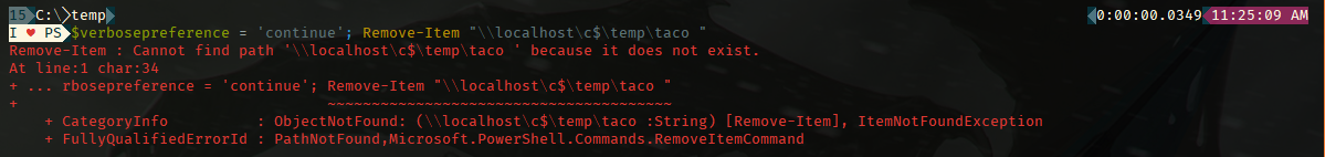 Removing Folder Fails