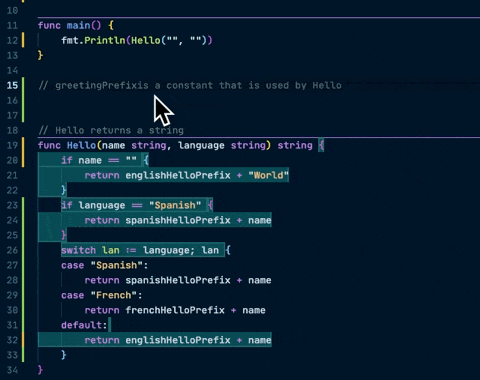 GitHub Copilot being helpful